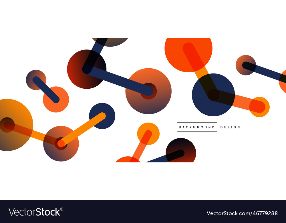 Network concept abstract background dots vector image Network concept abstract background dots