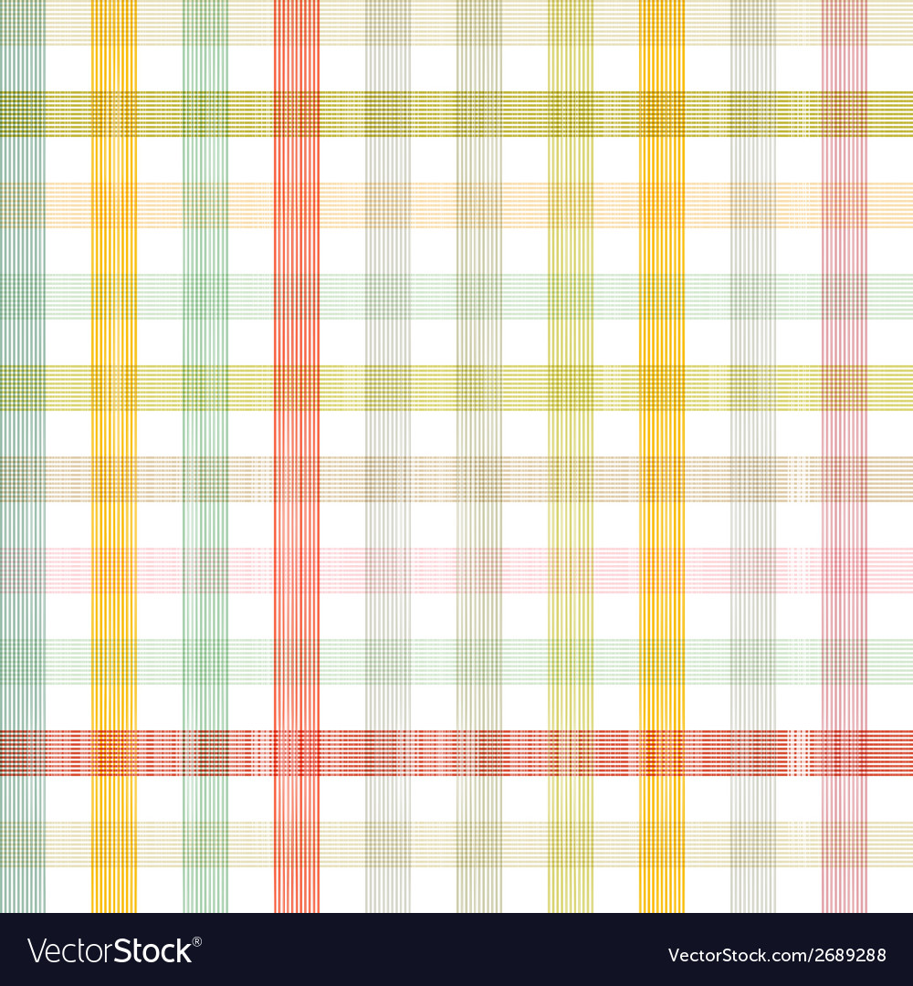 Retro Check Tablecloth Pattern