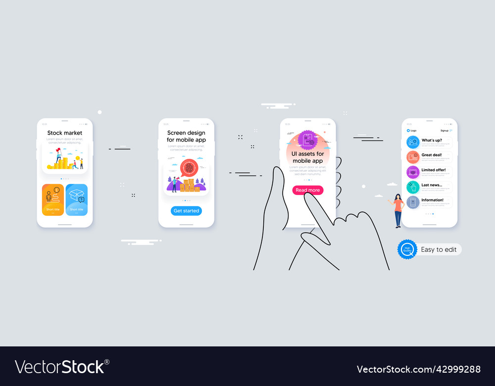 Secret package support and fingerprint minimal vector image Secret package support and fingerprint minimal