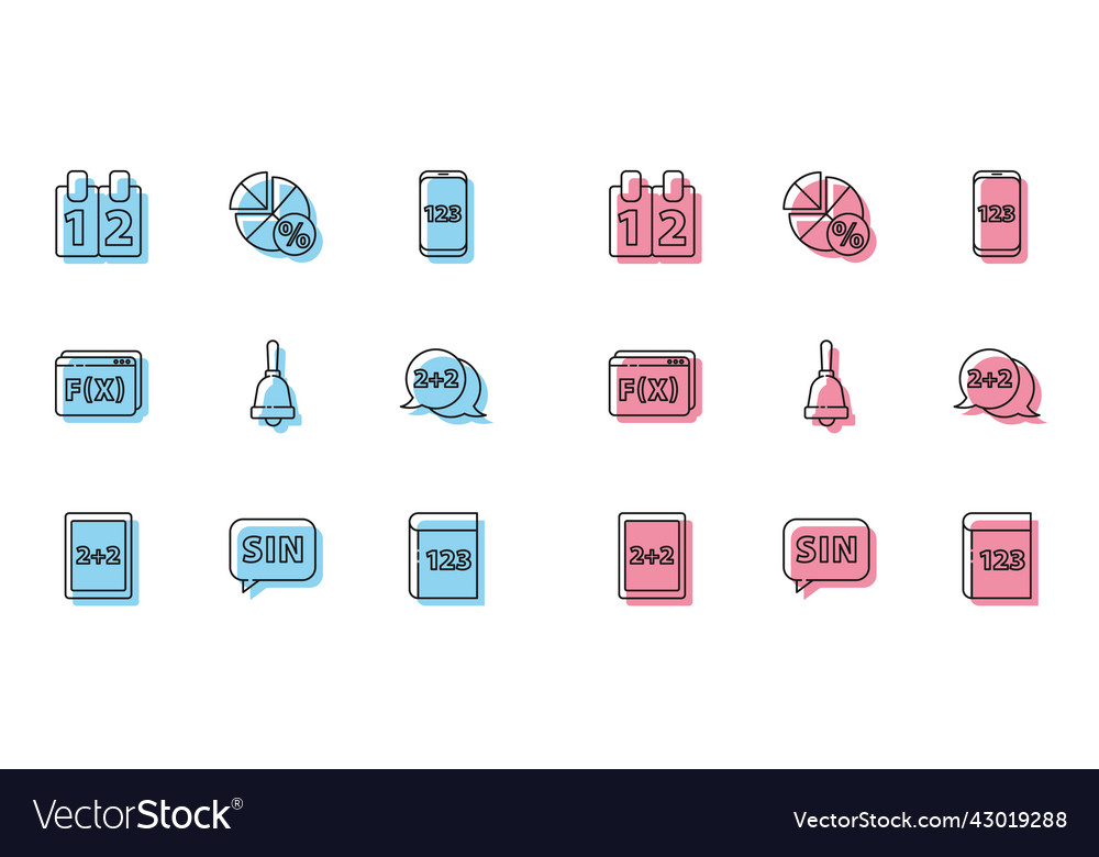 Set line calculation human brain mathematics