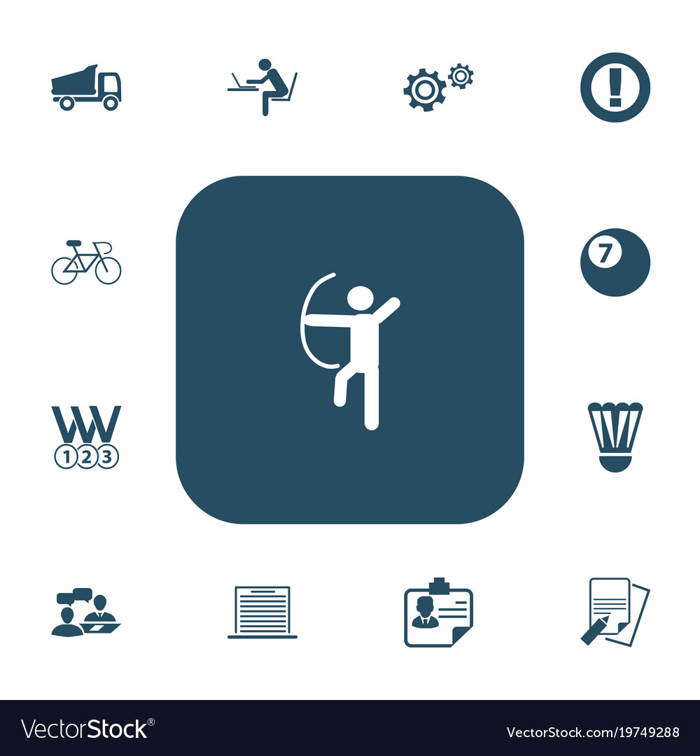 Set of 13 editable complex icons includes symbols