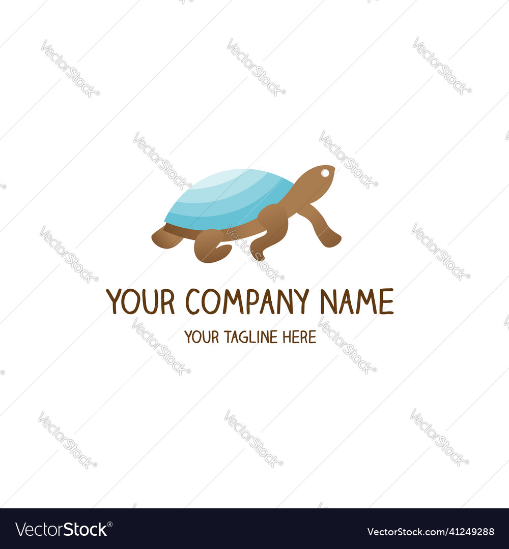 Turtle logo Royalty Free Vector Image - VectorStock