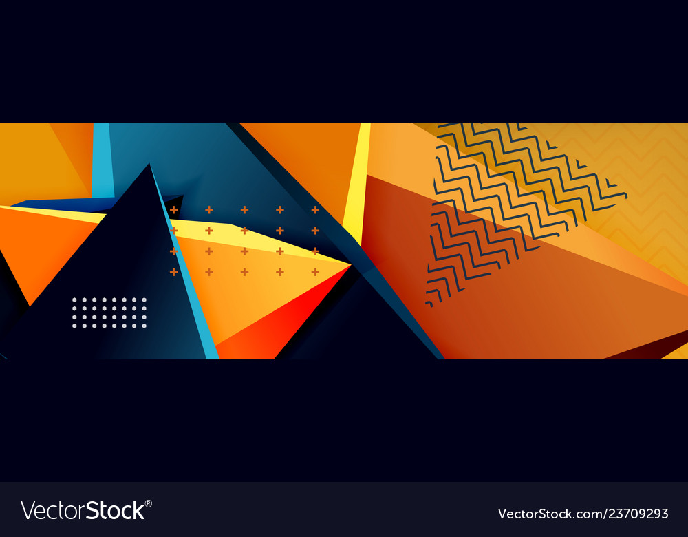 3d triangular shapes abstract background vector image 3d triangular shapes abstract background