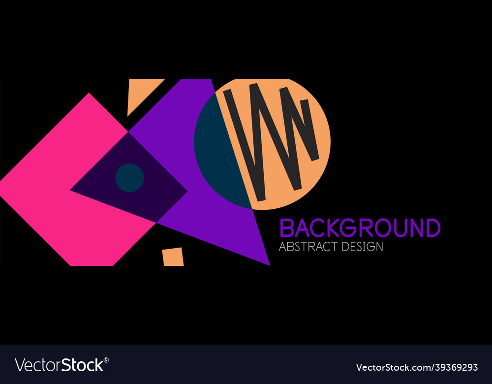 Abstract background blocks lines triangles
