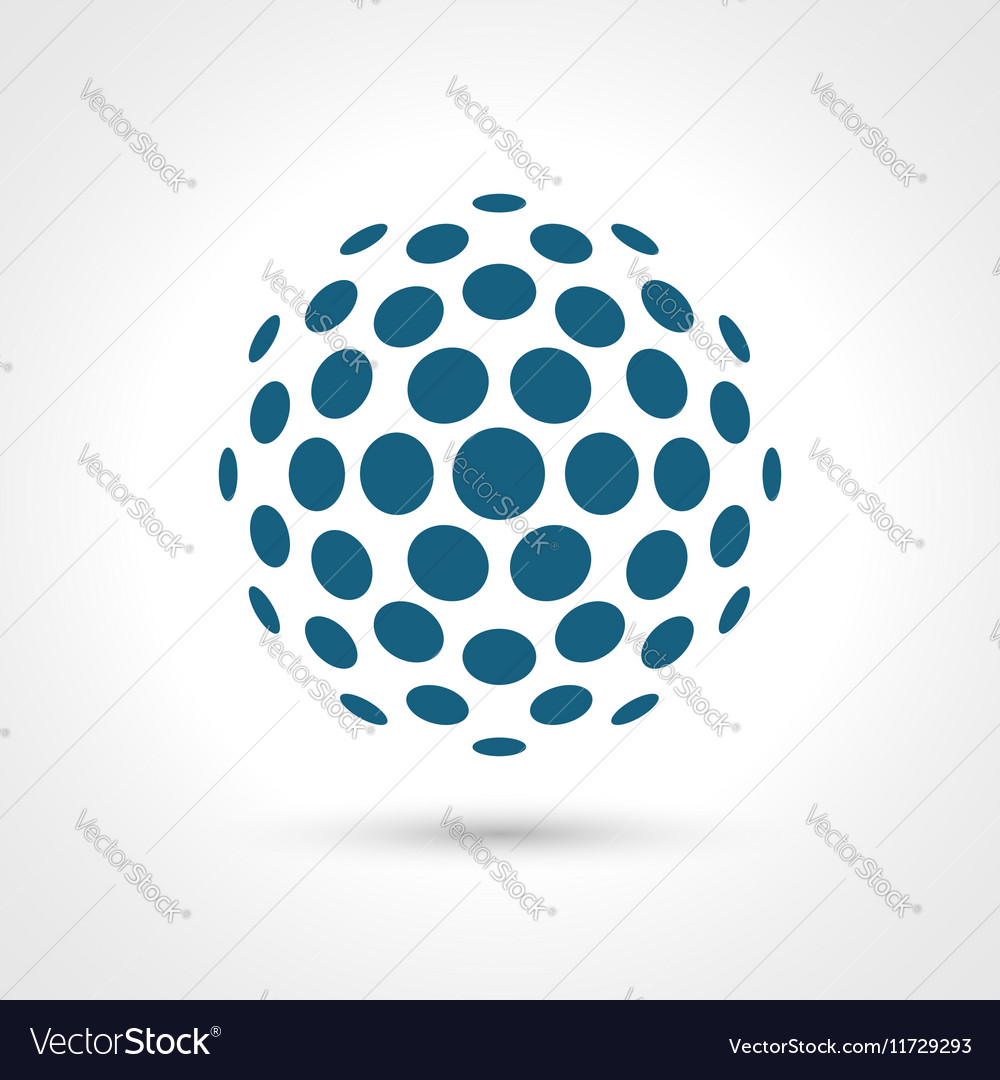 Abstract circular shape round elements