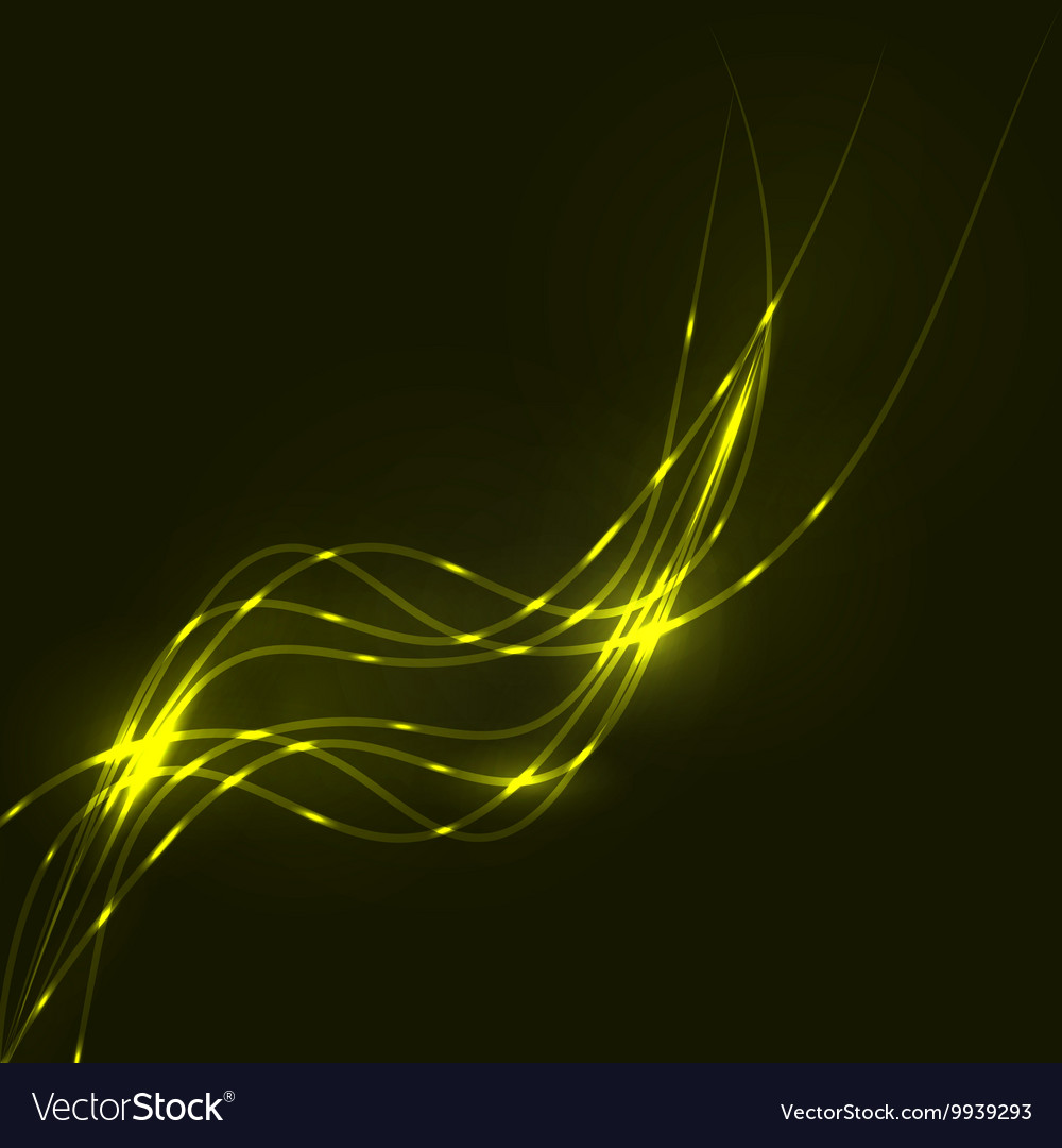 Abstract yellow waves background