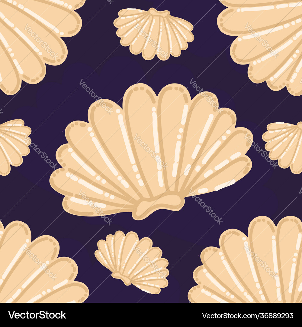 Coral pattern background Royalty Free Vector Image