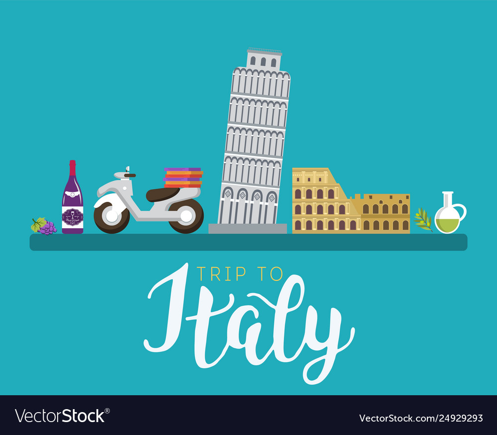 Country italy travel vacation guide goods