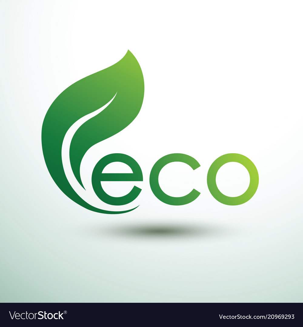 Eco logo Royalty Free Vector Image - VectorStock