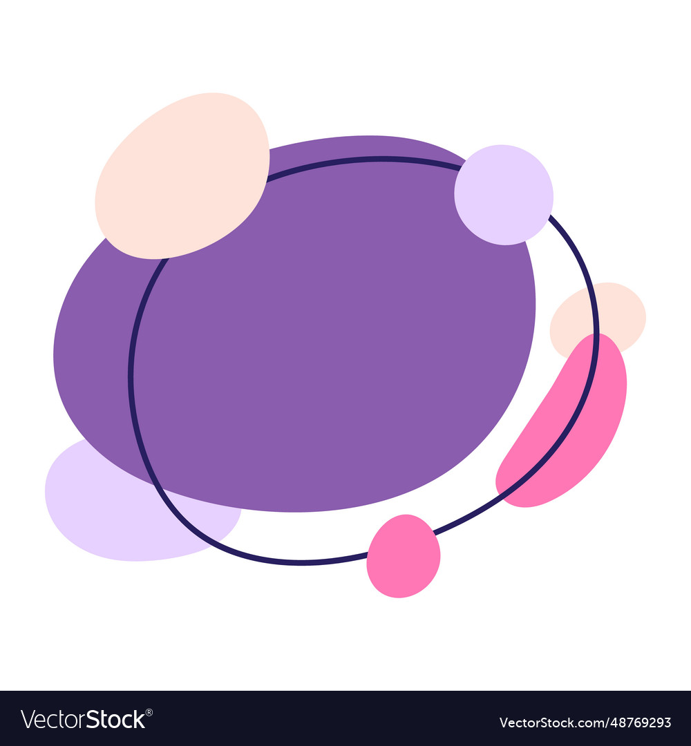 Organic abstract forms fluid and irregular vector image Organic abstract forms fluid and irregular