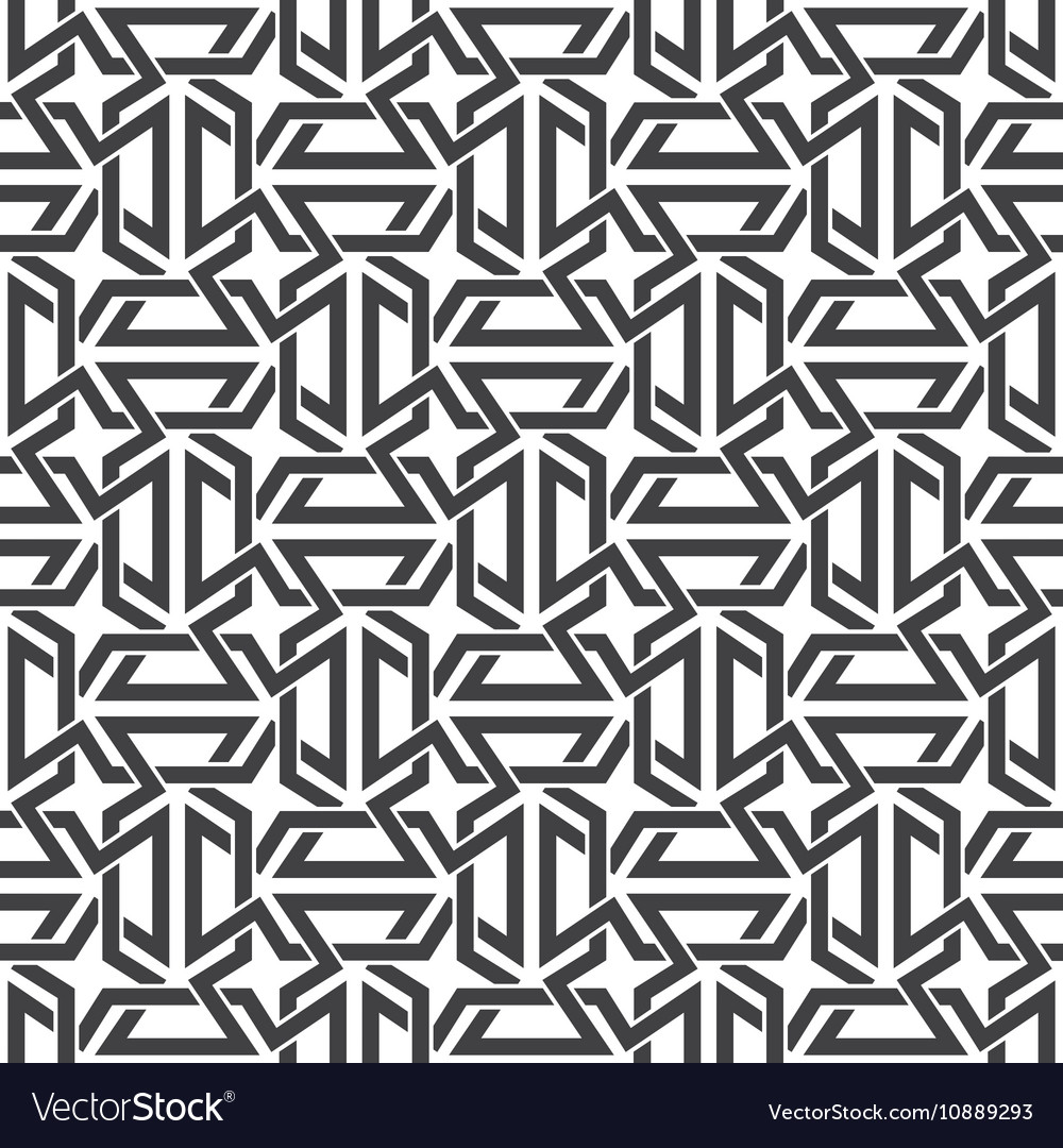 Seamless pattern of intersecting polygons