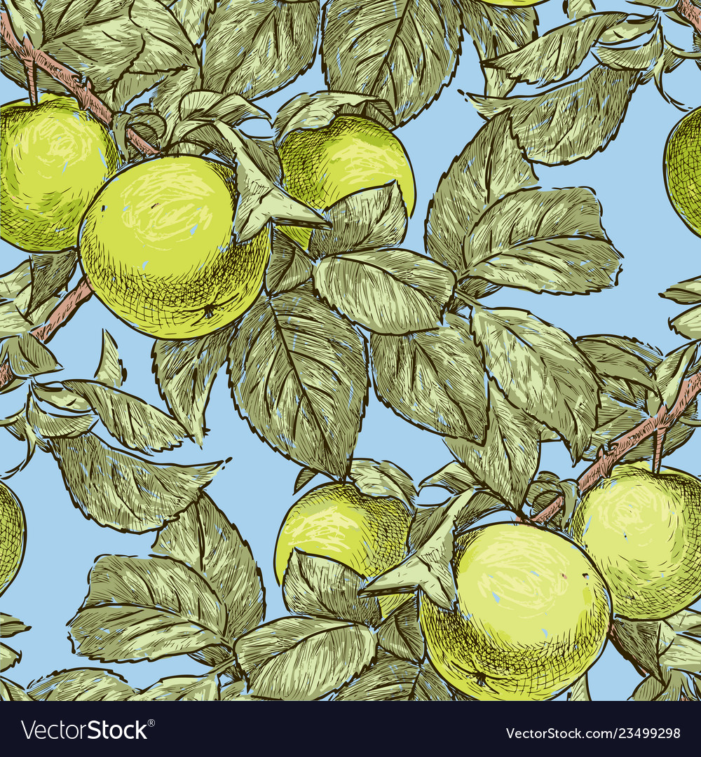 Apple Tree Branch Pattern