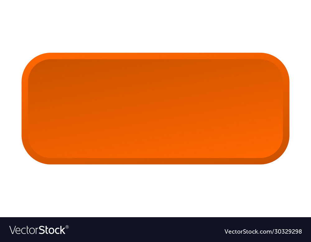 Blank button square 3d push
