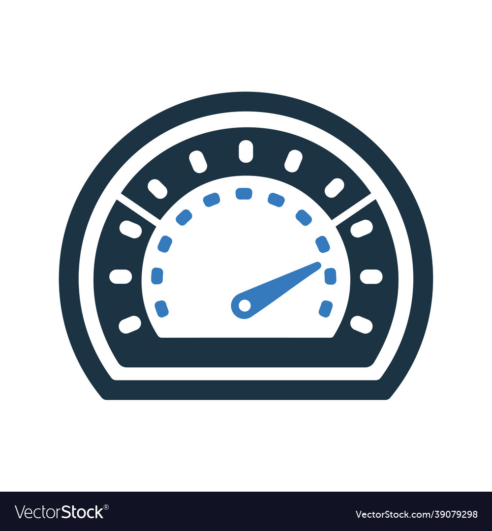 Dashboard performance speed velocity icon simple
