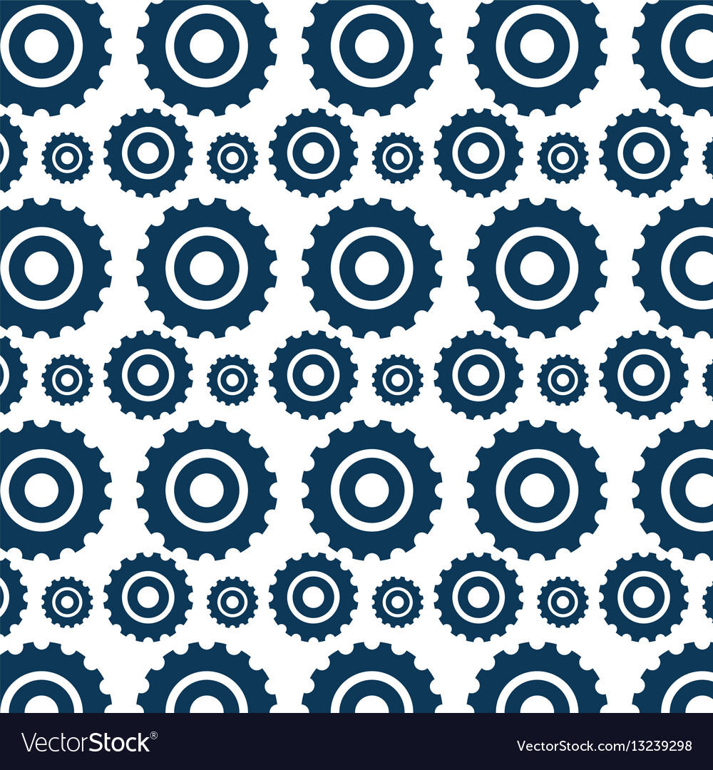 Gears machine pattern isolated icon