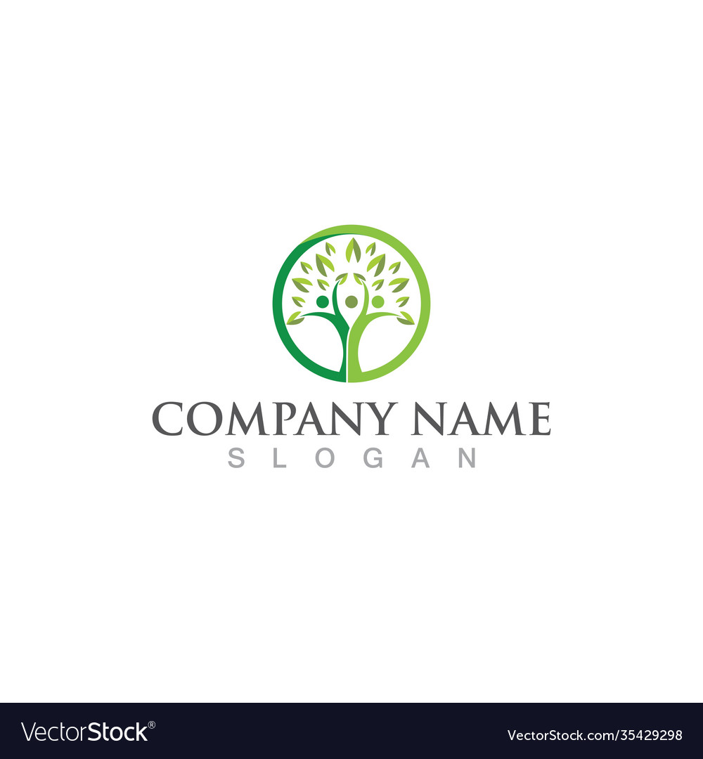 Human character logo sign Royalty Free Vector Image