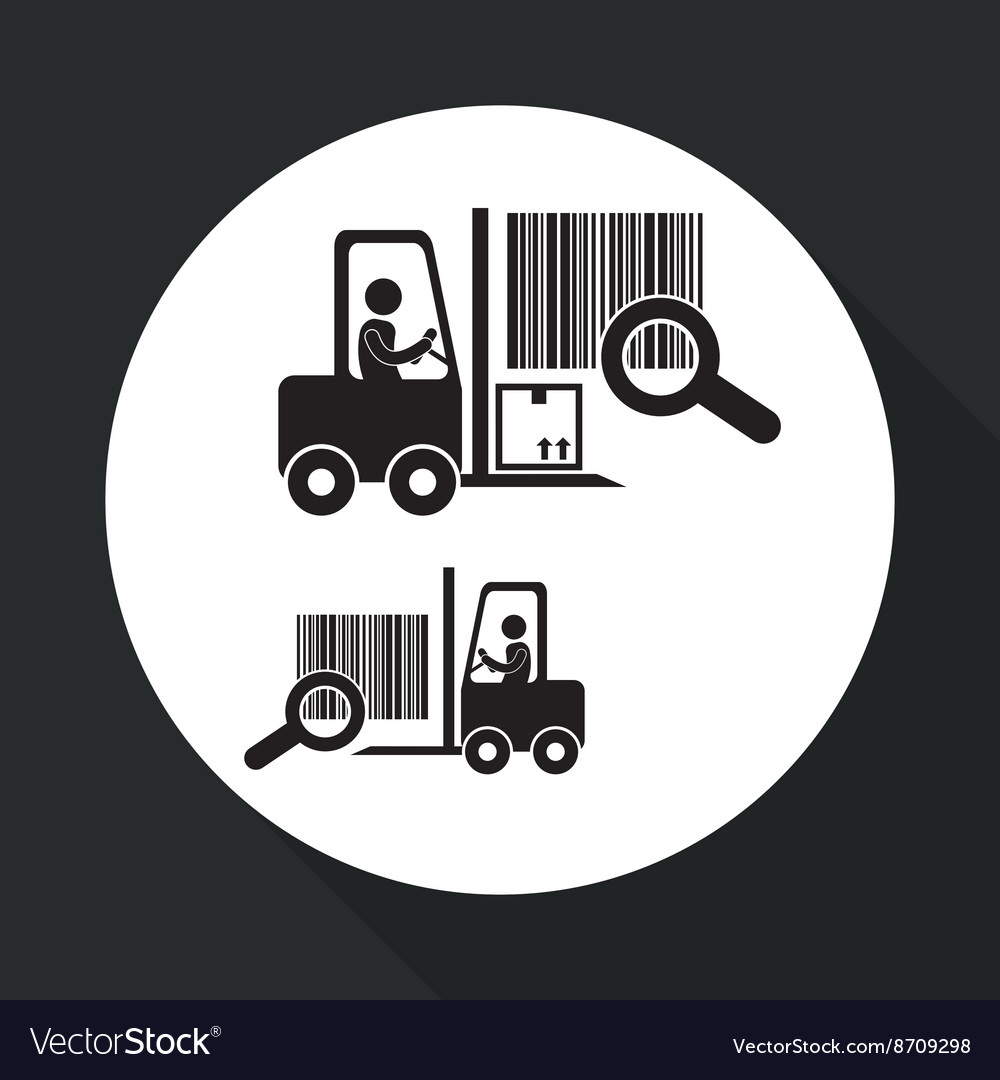 Logistic design shipping and delivery conception