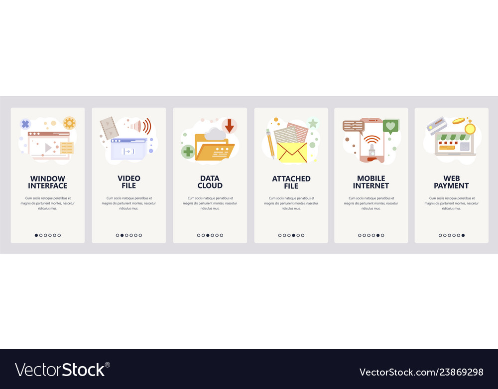 Web site onboarding screens data cloud sync