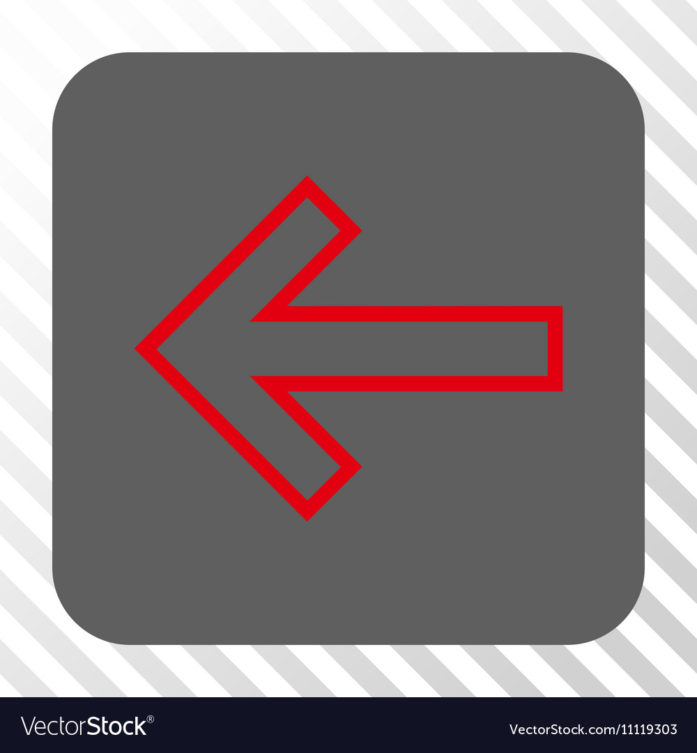 Arrow left rounded square button