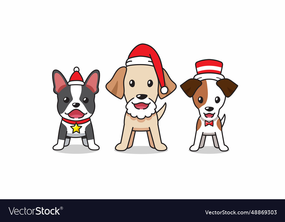 Cartoon character happy dog christmas costume