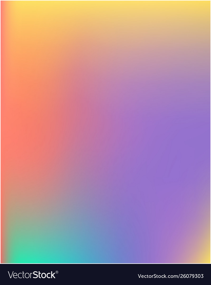 Gradient mesh painted in different colors