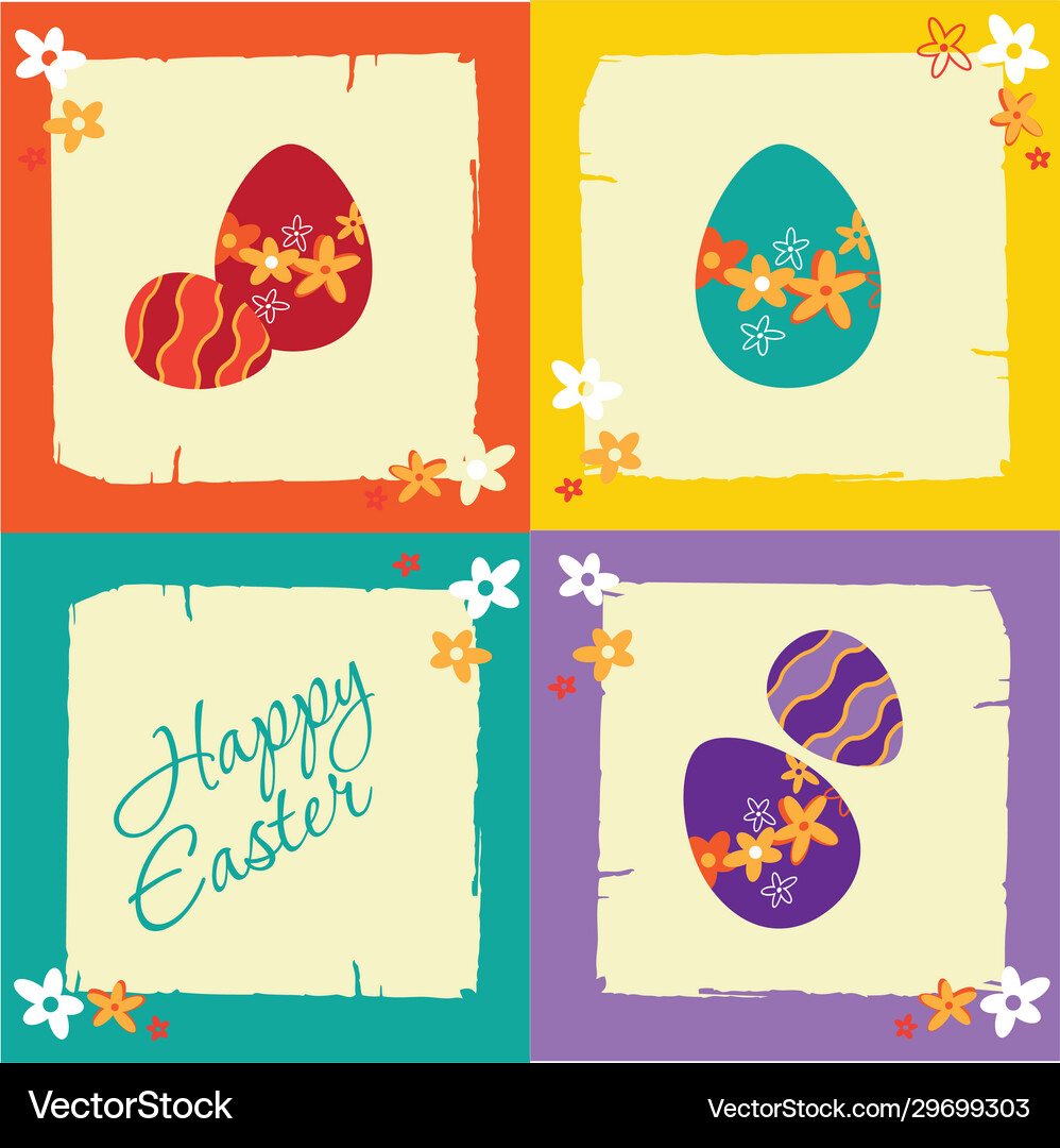 Happy easter Royalty Free Vector Image - VectorStock