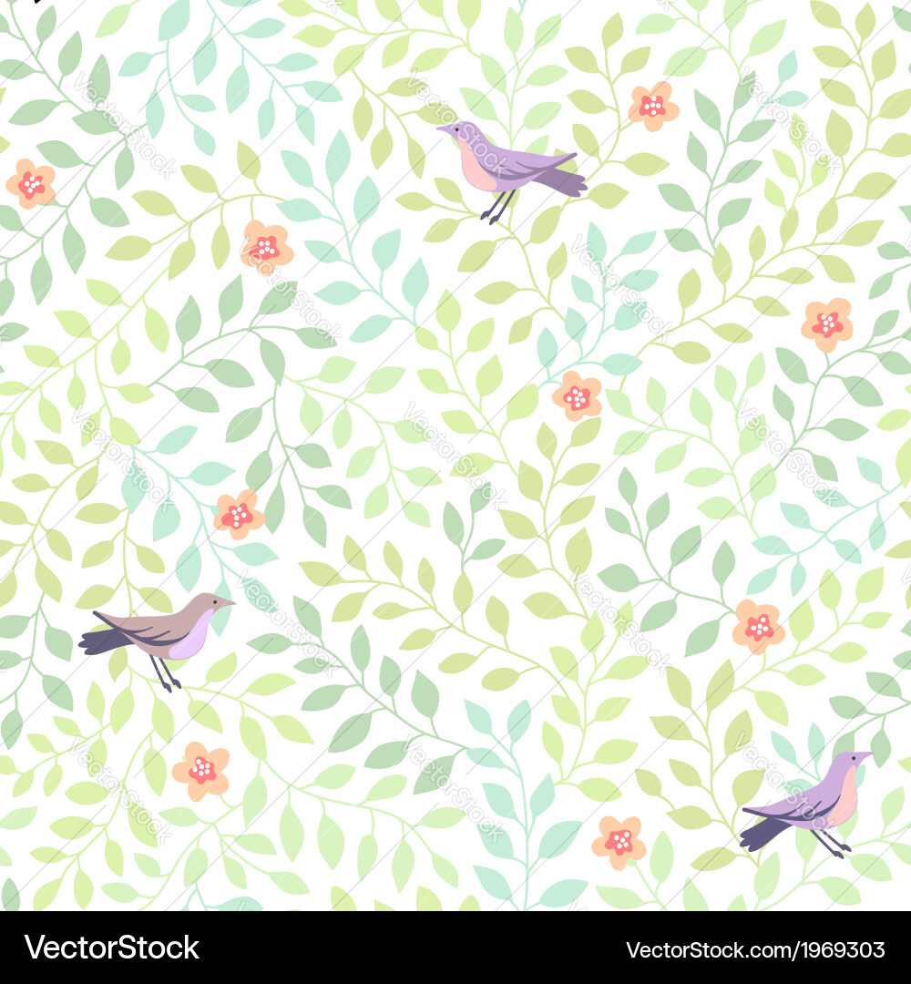 Leaves spring Royalty Free Vector Image - VectorStock