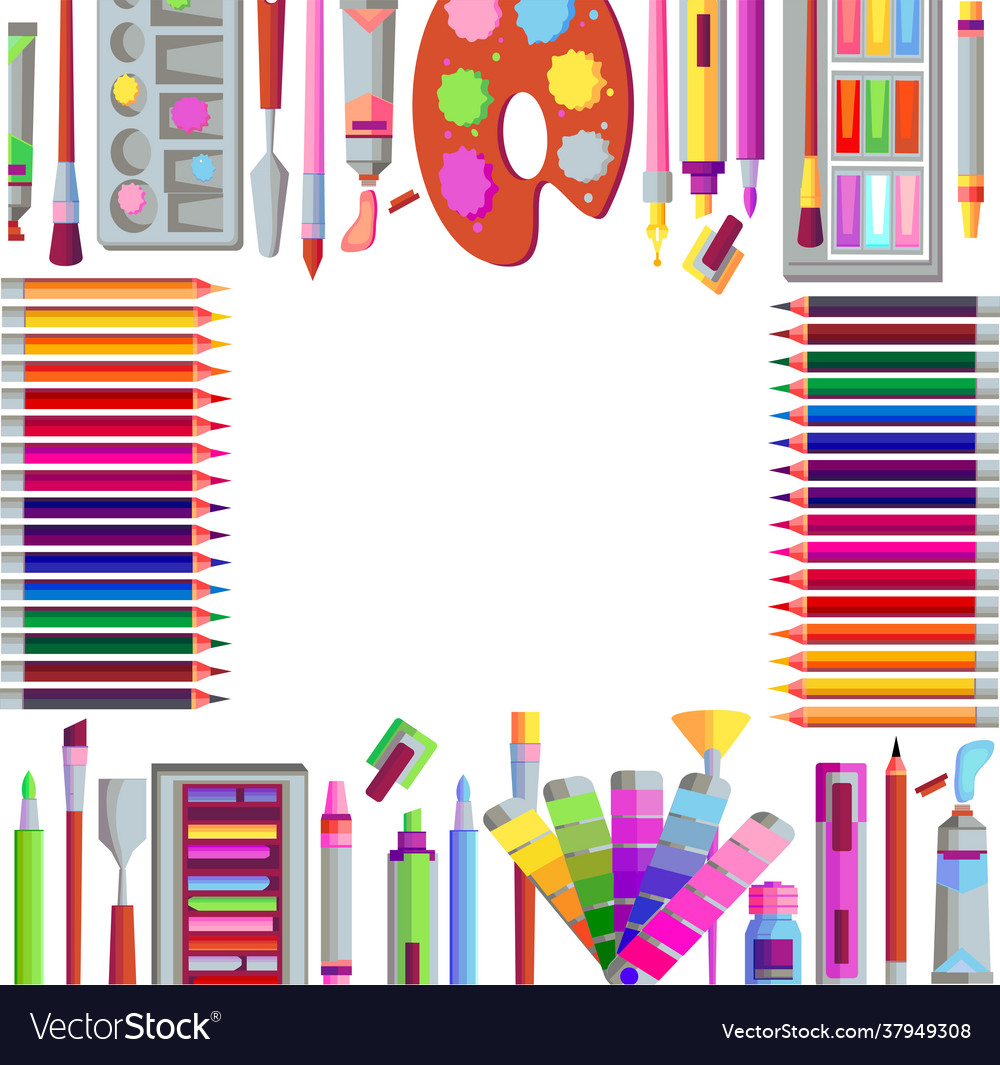 Bright objects for drawing vector image Bright objects for drawing