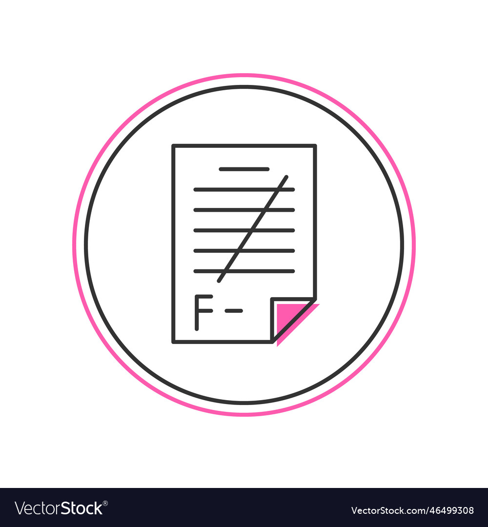Filled outline exam paper with incorrect answers