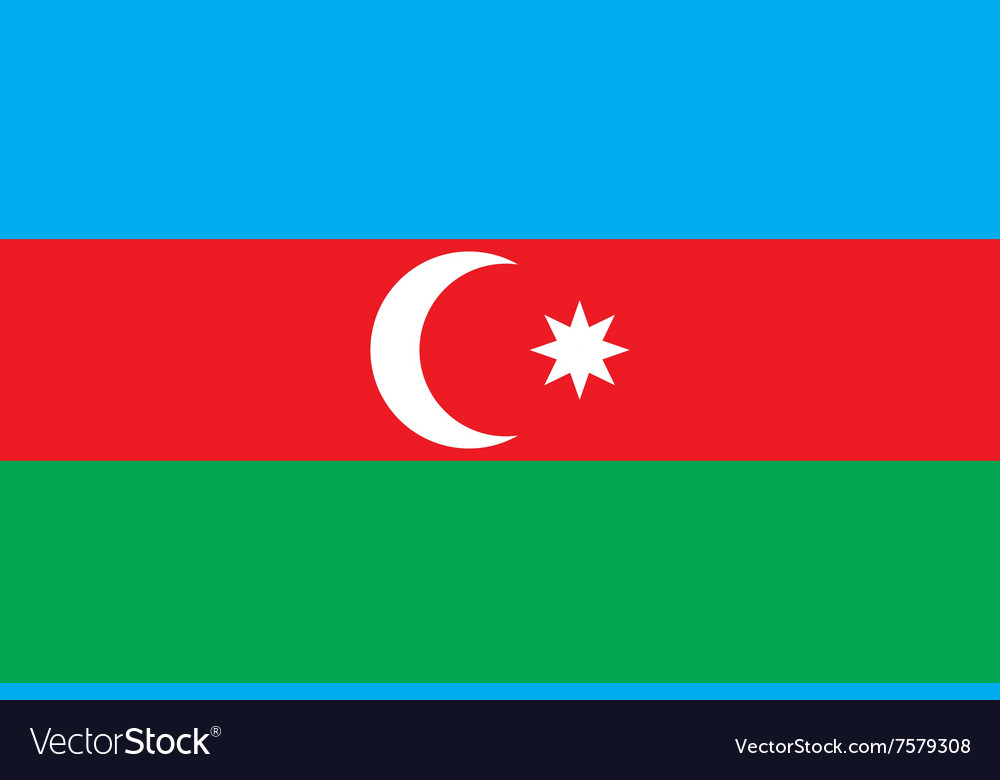 Flag of azerbaijan