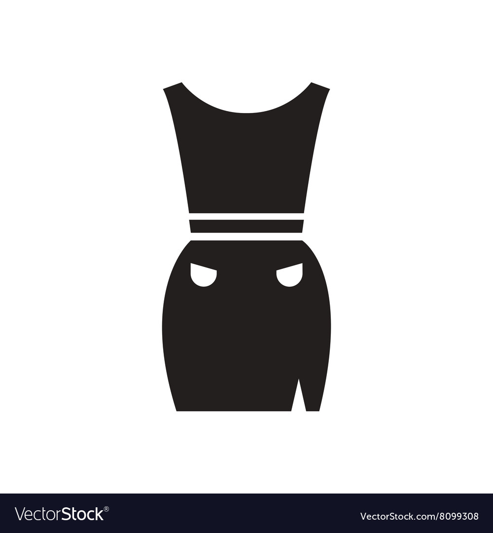 Clothing Vector Icon Black Business Clothes Vector, Black