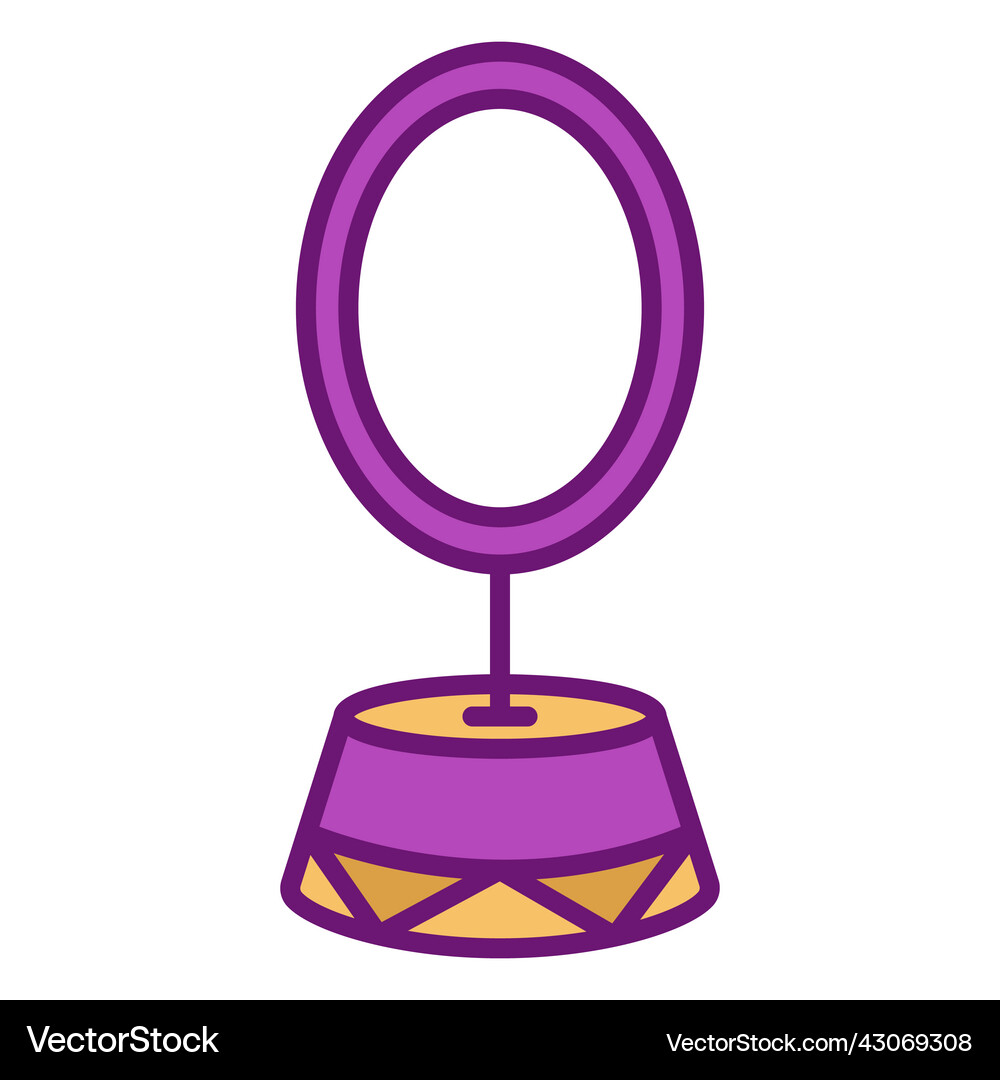 Icon ring colored Royalty Free Vector Image - VectorStock