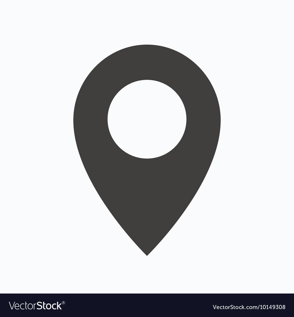 Location icon map pointer sign