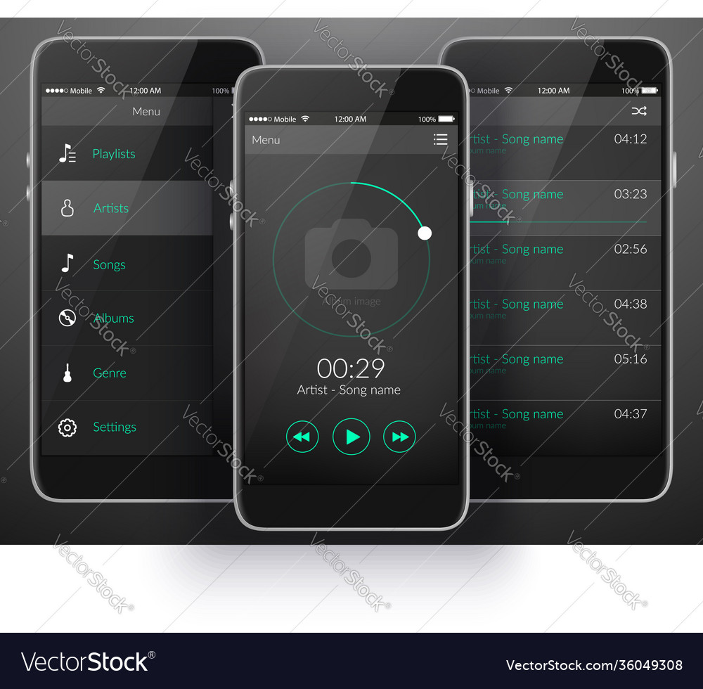 Mobile application design