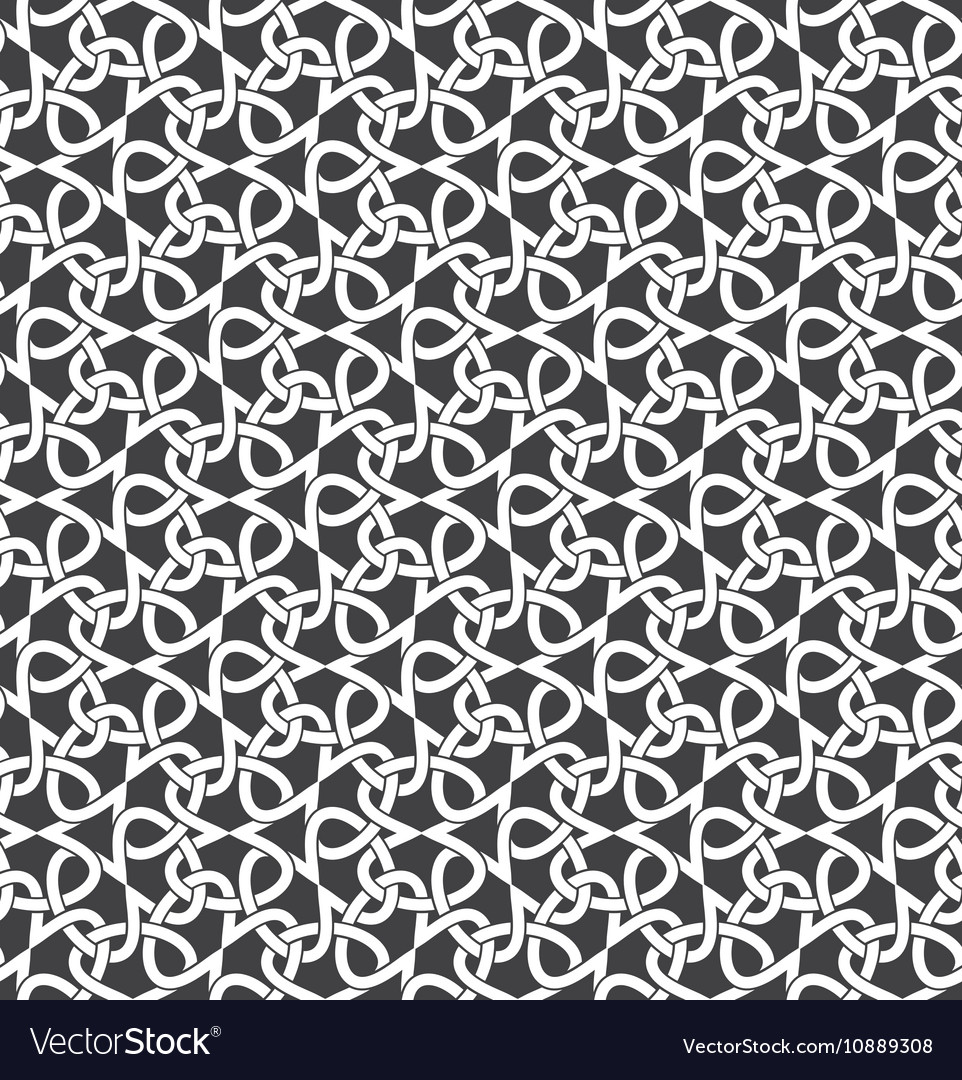 Seamless pattern of intersecting infinities