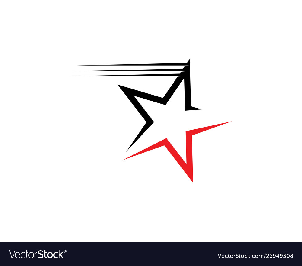 Star Logo Template Icon Royalty Free Vector Image