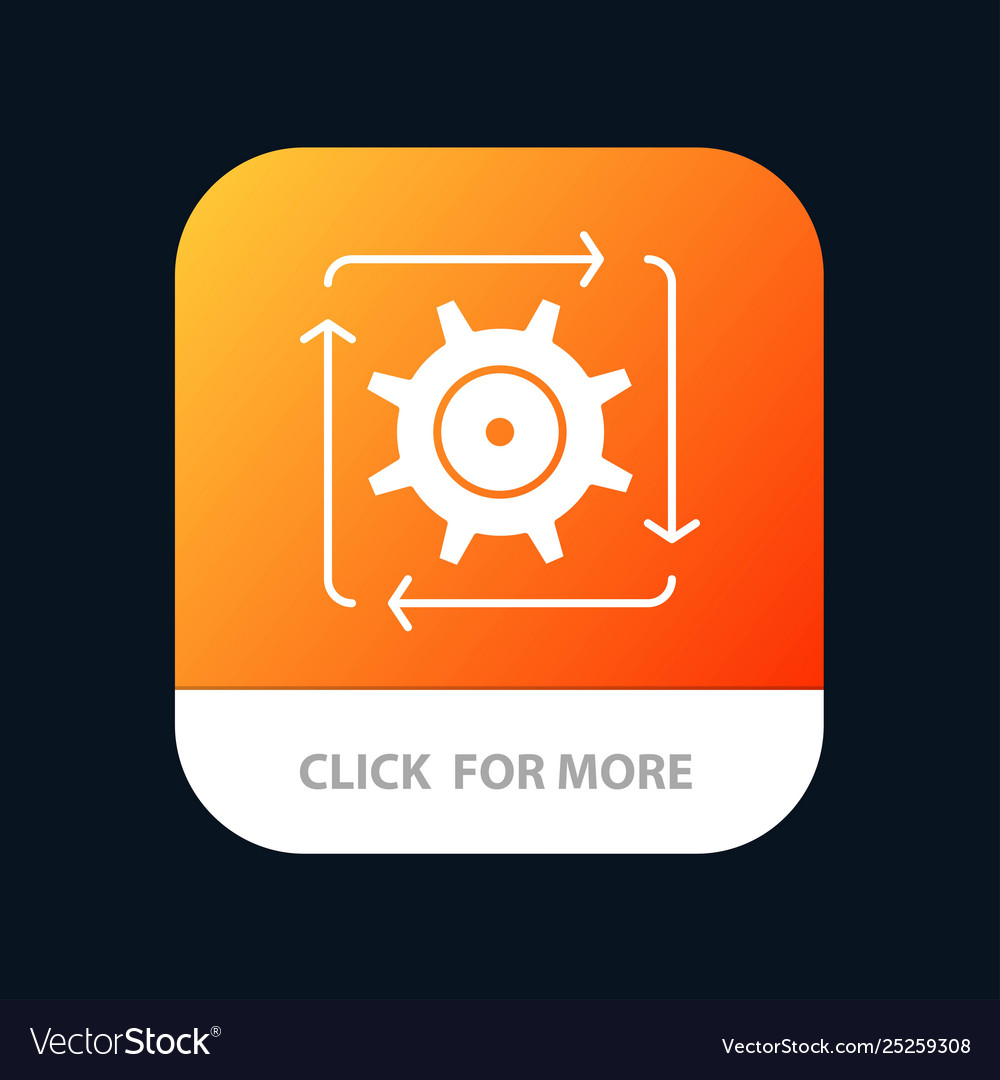 Workflow automation development flow operation vector image Workflow automation development flow operation