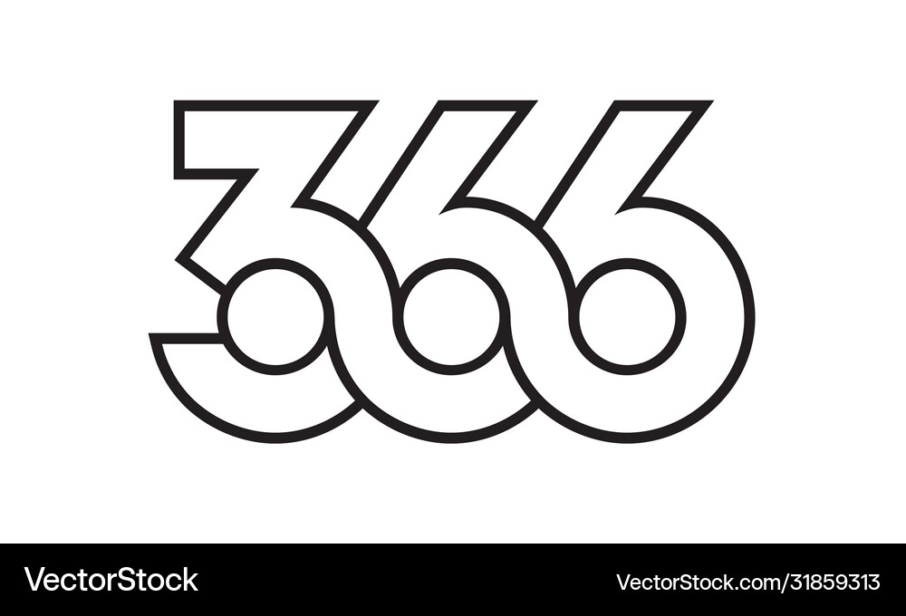 366 connect lines design concept Royalty Free Vector Image