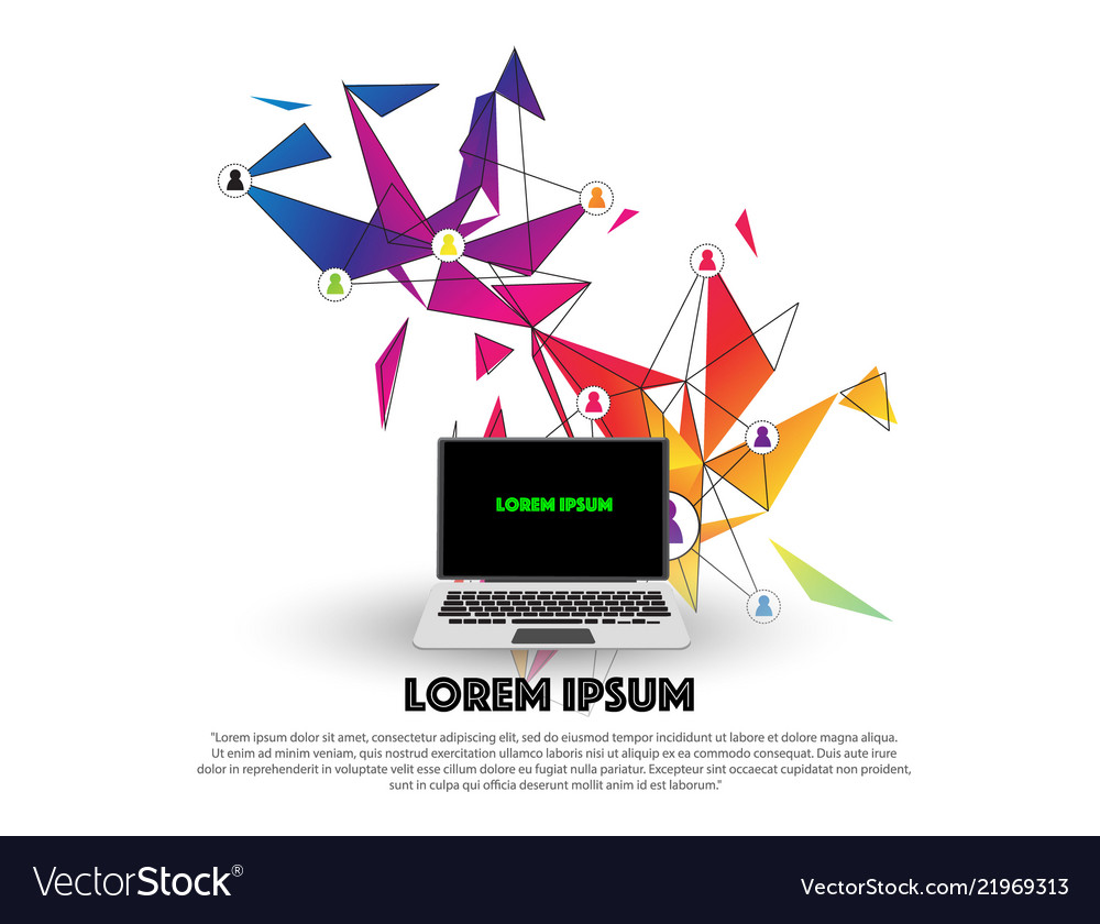 Abstract geometric pattern and background Vector Image Abstract geometric pattern and background