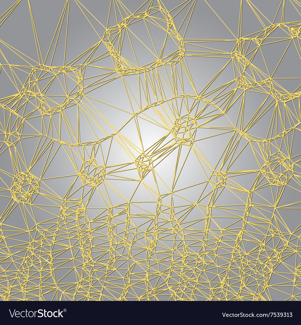 Abstract net with background light