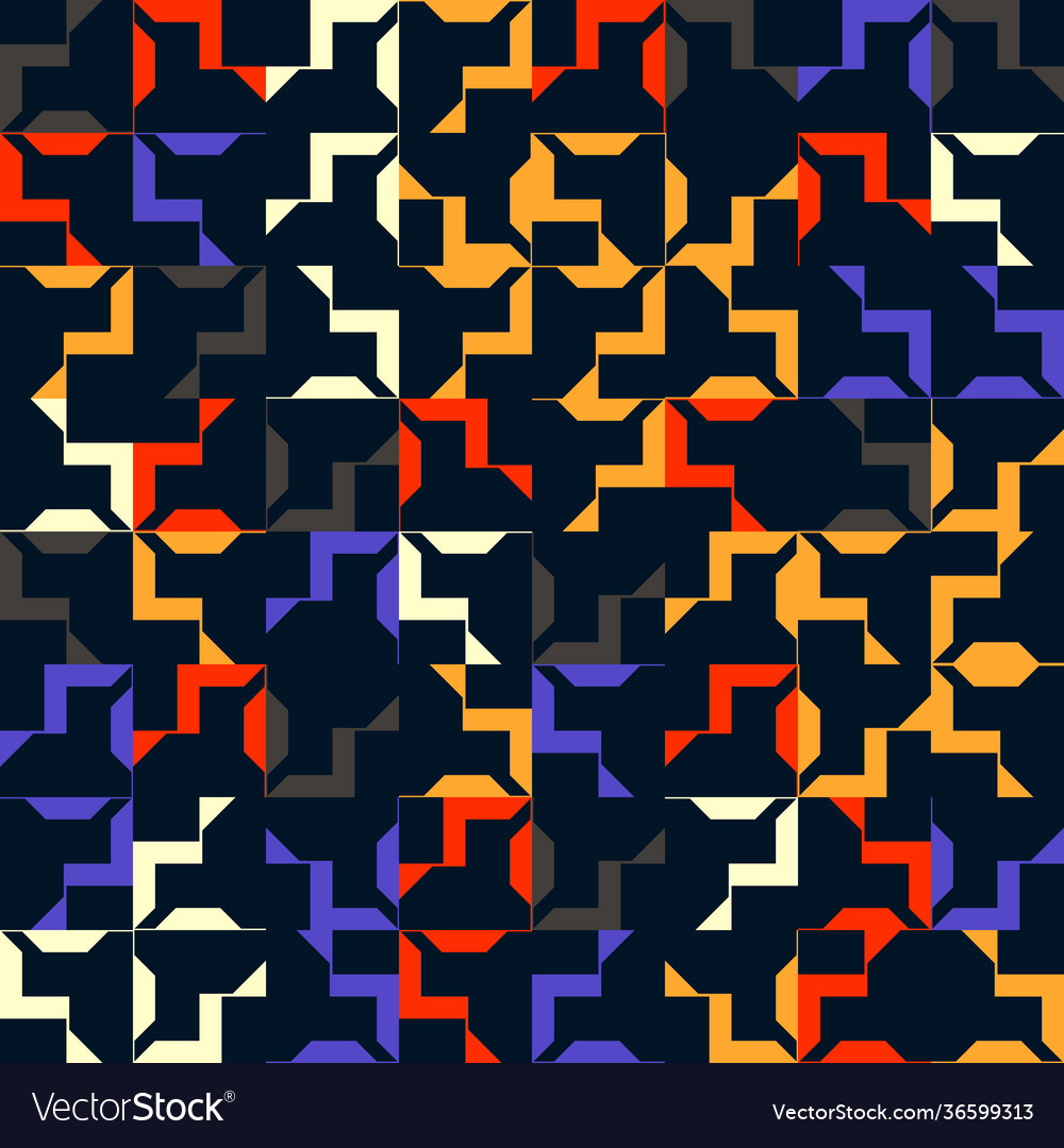 Digital design abstract pattern vector image Digital design abstract pattern