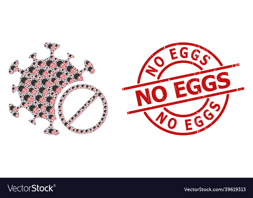 Forbidden virus icon recursive composition