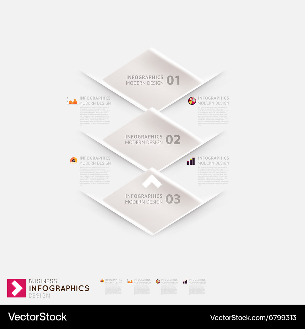 Infographic template Royalty Free Vector Image