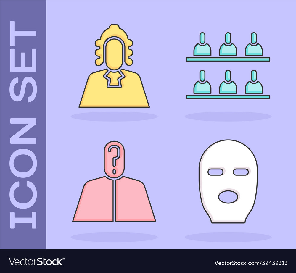 Set thief mask judge anonymous with question