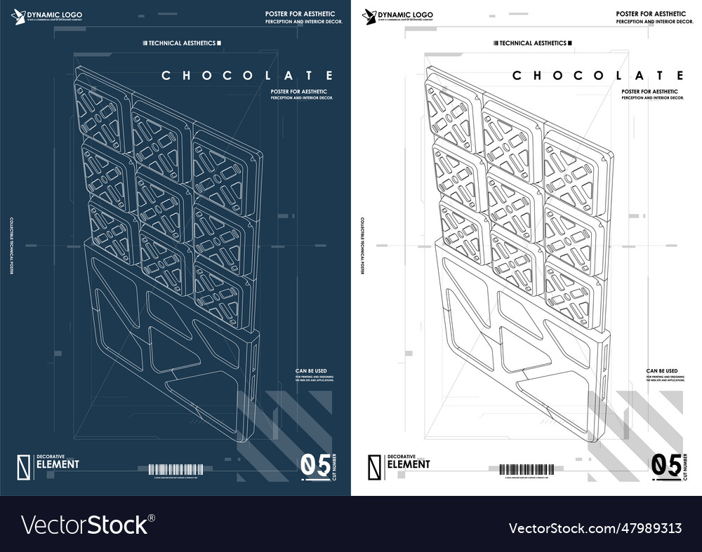 Technical style chocolate design and development