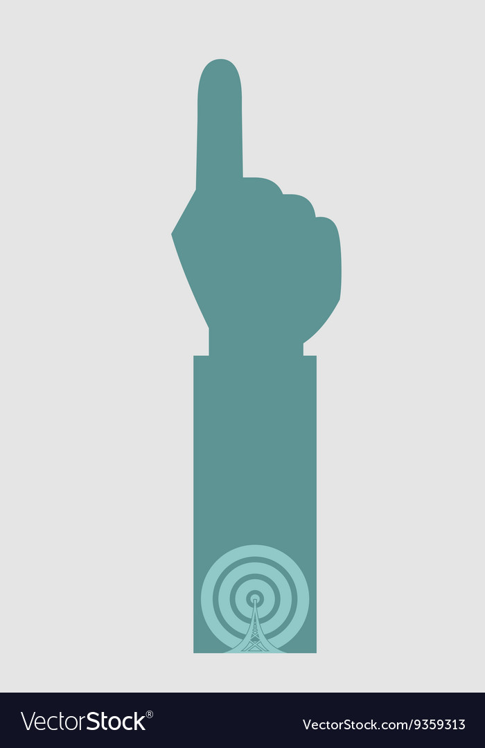 Wi fi wireless network symbol Royalty Free Vector Image