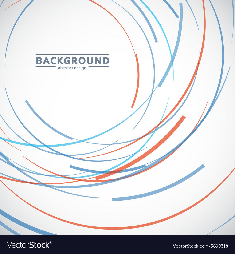 Abstract color line and circle background