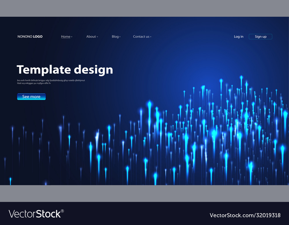 Abstract technology data visualization background
