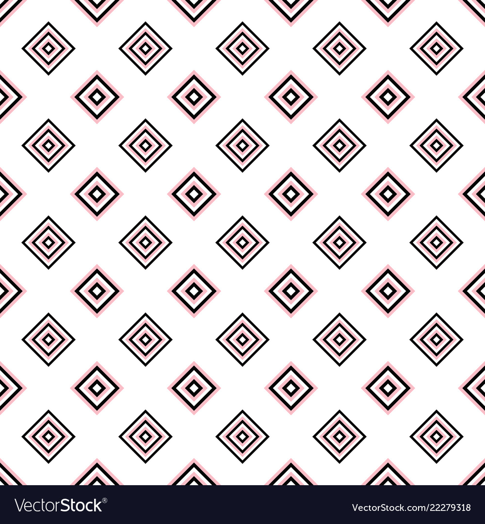 Geometrical seamless pattern - square design vector image Geometrical seamless pattern - square design
