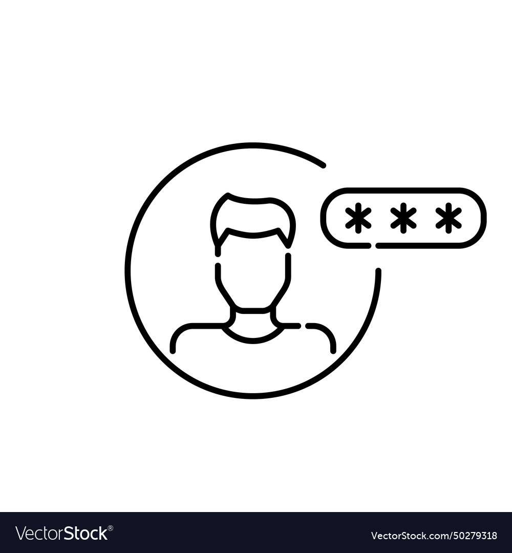Logging into user account password protected male